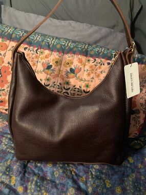 Portland Leather Aspen in coldbrew